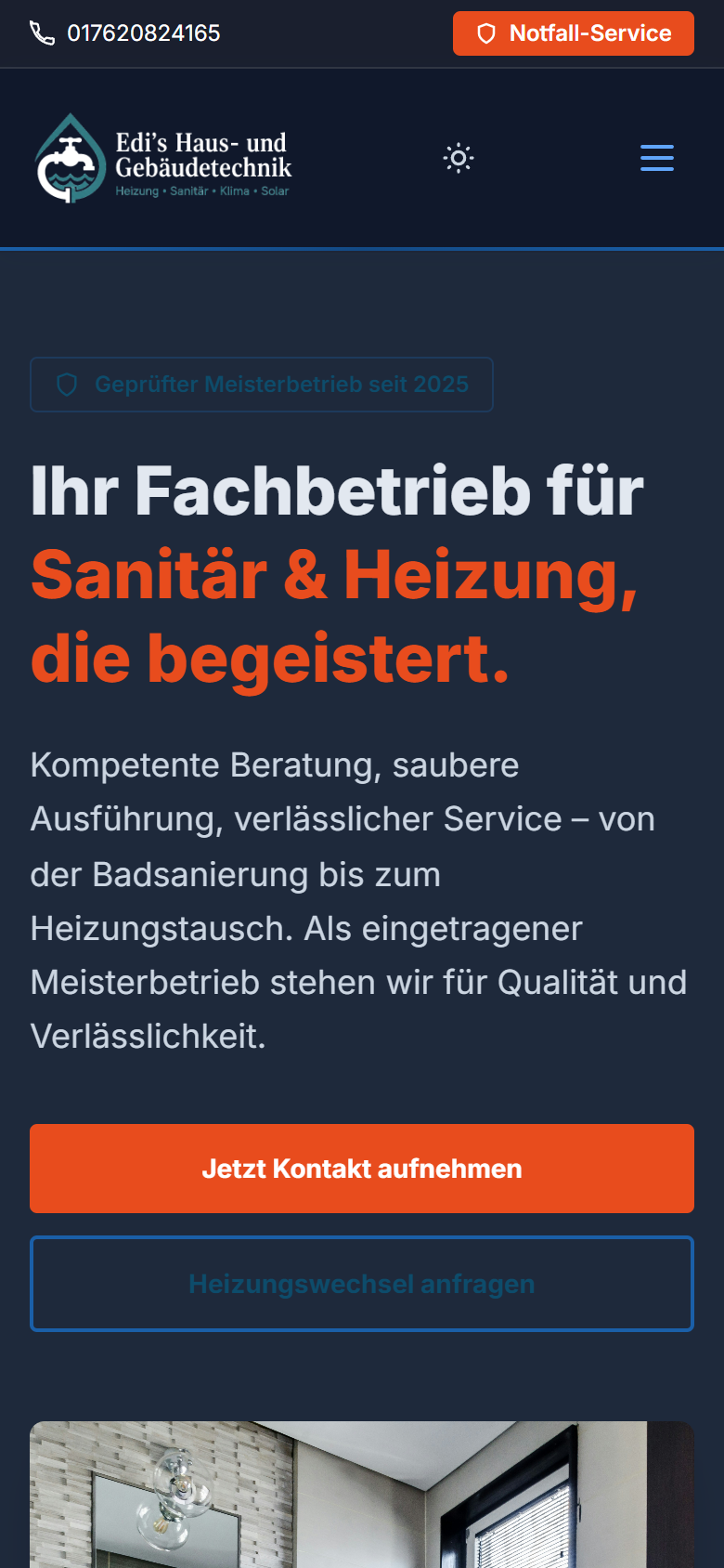 Mobile Ansicht von Edis Sanitär & Heizungstechnik