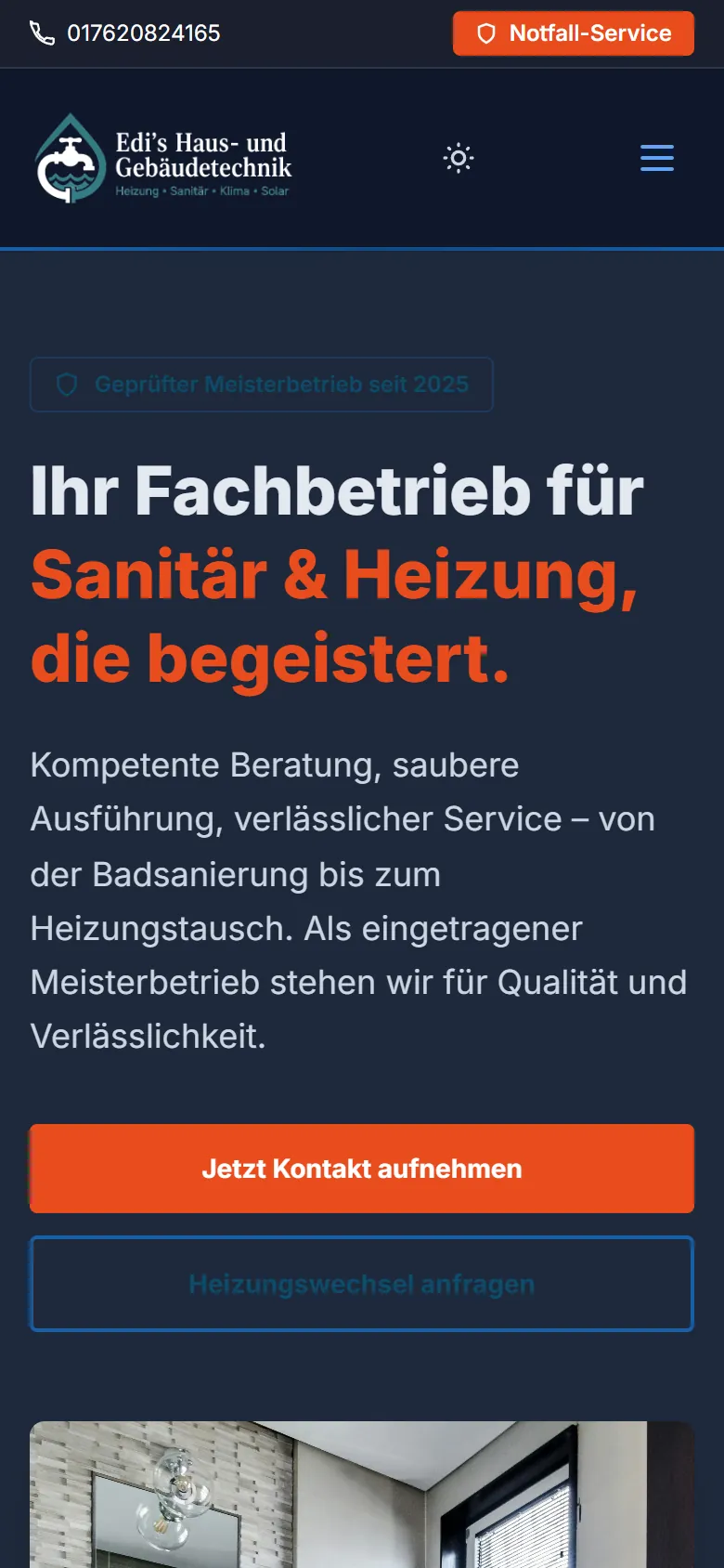 Mobile Ansicht von Edis Sanitär & Heizungstechnik